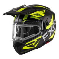 Мотошлем FXR Maverick X с подогревом черный HiVis