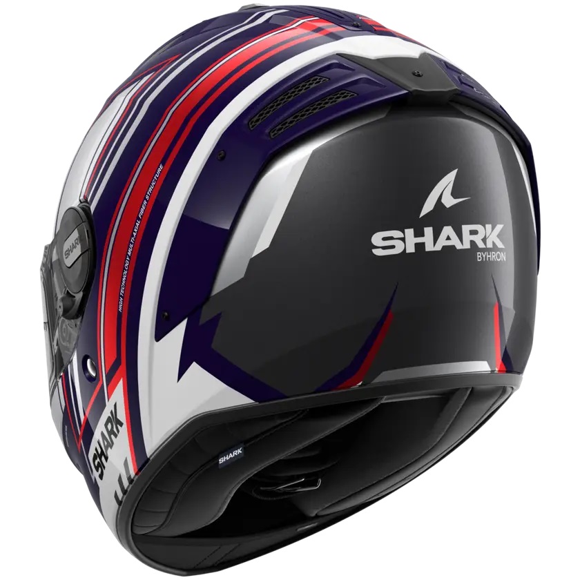 Мотошлем Shark Spartan RS Byrhon синий красный серый