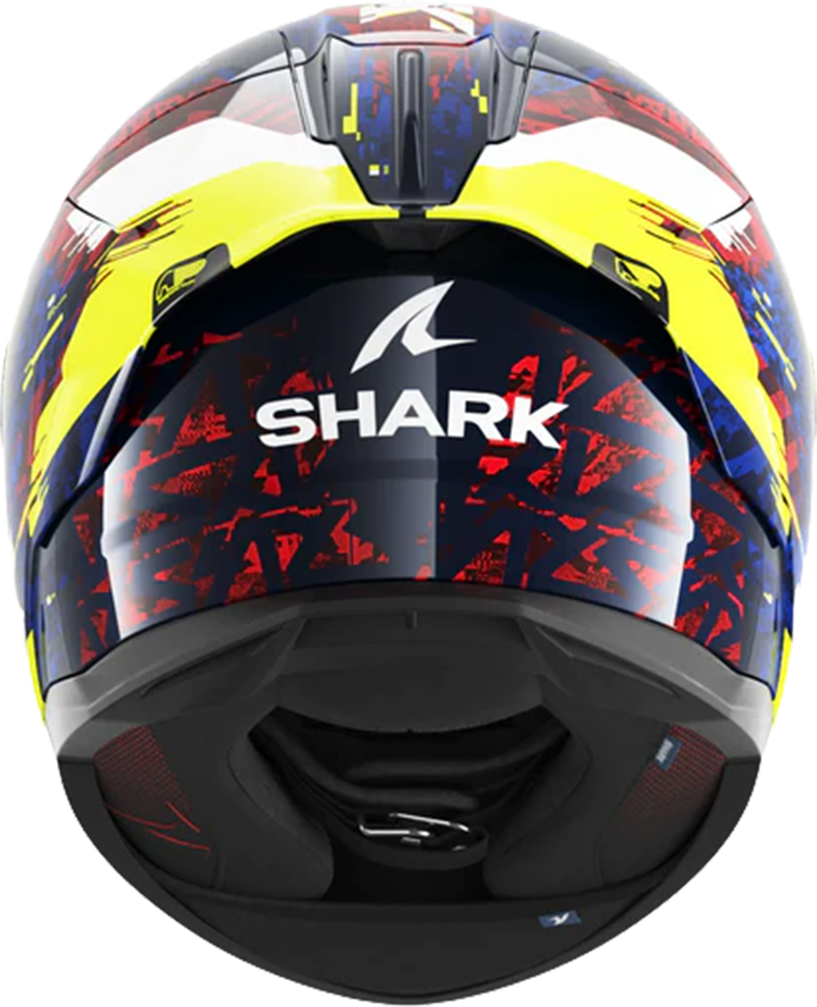 Мотошлем Shark Skwal CUP SPEED-VIB синий/красный/желтый