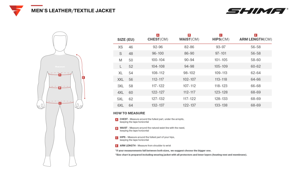 Мотокуртка SHIMA RENEGADE 2.0 красный