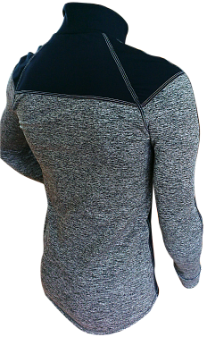 Термофутболка Starks Warm Long shirt Extreme черный серый