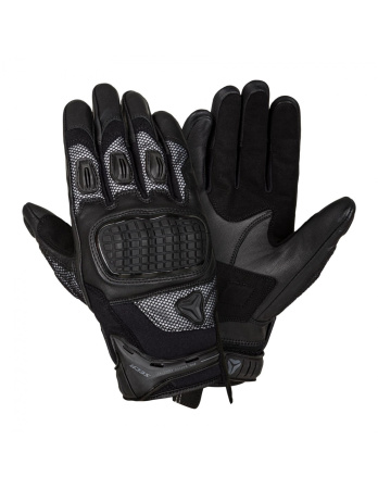 Мотоперчатки комбинированные Seca Control Flash черный - магазин Motostyles