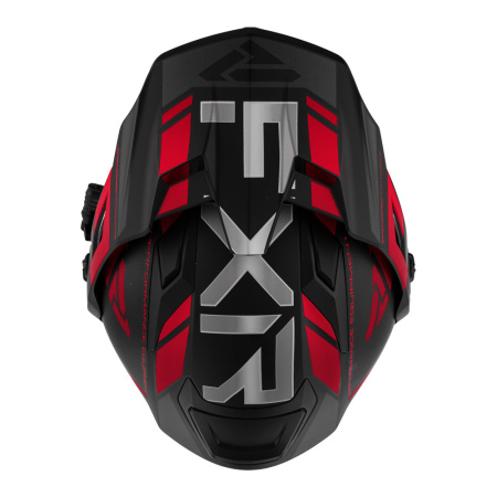 Мотошлем FXR Maverick X с подогревом черный красный