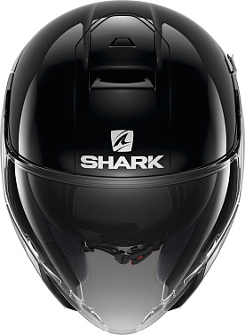 Мотошлем Shark Citycruiser Dual Blank черный серебристый