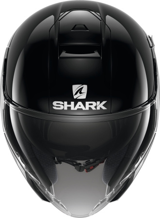 Мотошлем Shark Citycruiser Dual Blank черный серебристый
