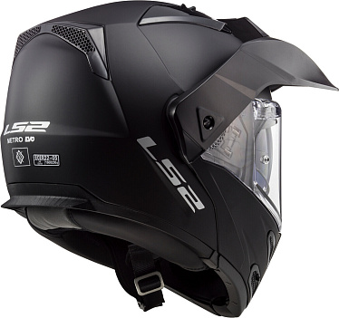 Мотошлем LS2 FF324 Metro Evo P/J матовый черный