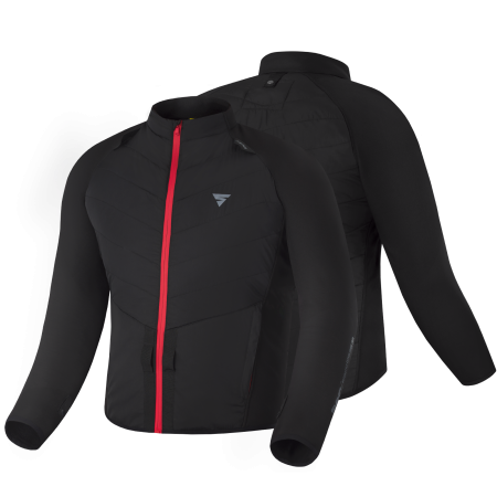 Мотокуртка текстильная SHIMA WARMUP черный