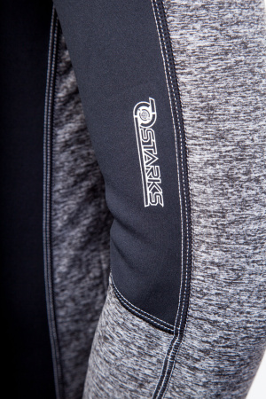 Термофутболка Starks Warm Long shirt Extreme черный серый