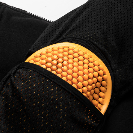 Мотохуди на молнии текстильная Rebelhorn Hoodie черный - магазин Motostyles