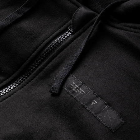 Мотохуди на молнии текстильная Rebelhorn Hoodie черный