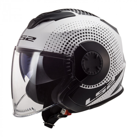 Мотошлем LS2 OF570 Verso Spin белый черный