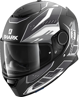 Мотошлем Shark Spartan 1.2 Antheon белый/черный/матовый/серый