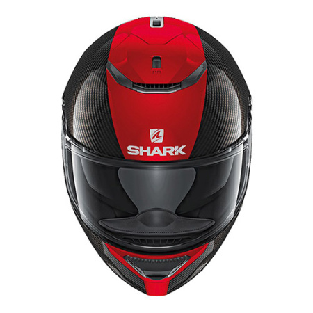 Мотошлем Shark Spartan 1.2 Carbon Skin черный красный
