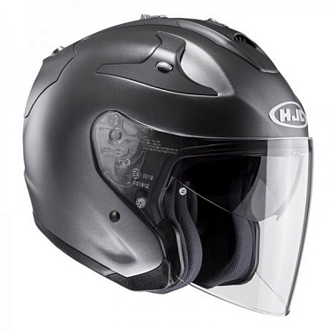 Мотошлем HJC FG-JET матовый титановый - магазин Motostyles