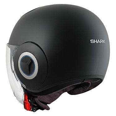 Мотошлем Shark Nano Blank матовый черный - магазин Motostyles