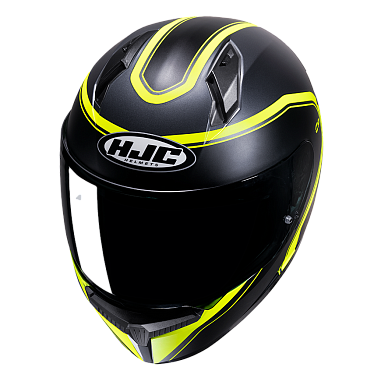 Мотошлем HJC C10 ELIE MC3HSF серо желтый